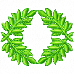 Laurels Embroidery Design 11 Laurels Embroidery Design 11